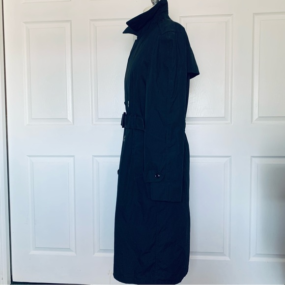 Defense Logistics Agency All Weather Lined Black Army Trench Coat 38R - Picture 4 of 12